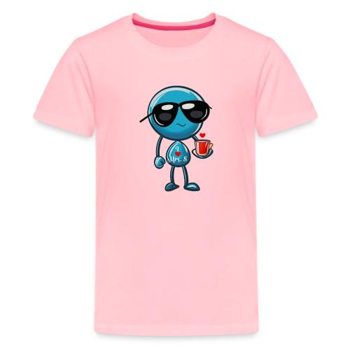 Smoon_I love Mrs S_Blue - Kids' Premium T-Shirt