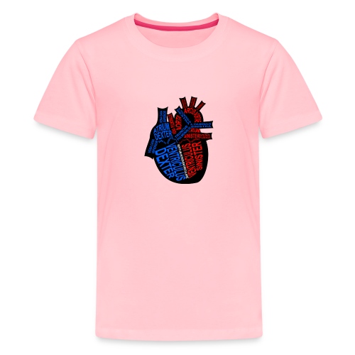 Skeleton Heart - Kids' Premium T-Shirt