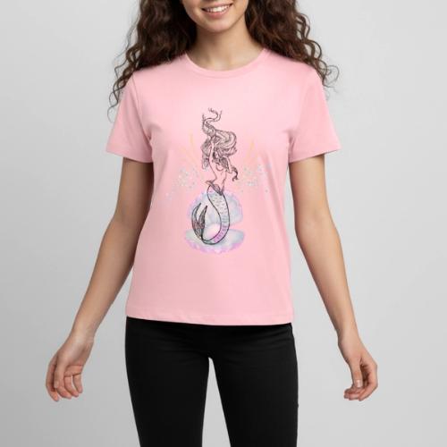 Mermaid Ocean Goddess In Shell - Fairytale Design - Kids' Premium T-Shirt