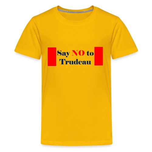 Say No To Trudeau Transparent - Kids' Premium T-Shirt