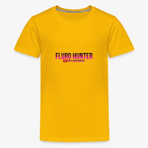 The Fluro Hunter Black And Purple Gradient - Kids' Premium T-Shirt