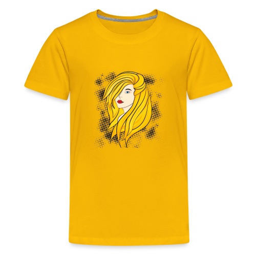 Blonde girl - Kids' Premium T-Shirt