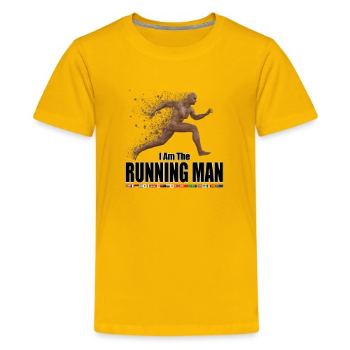 I am the Running Man - Cool Sportswear - Kids' Premium T-Shirt