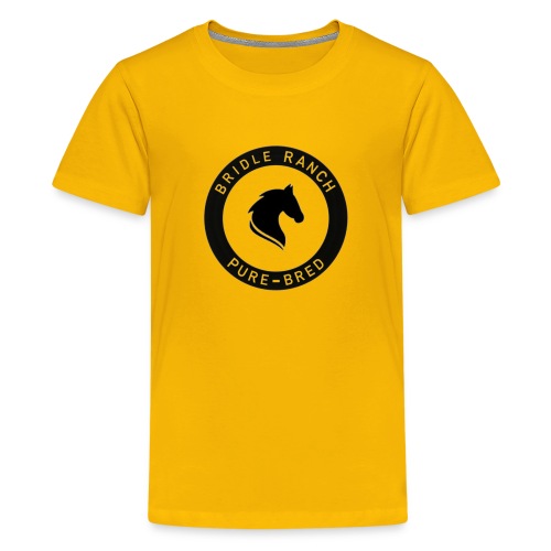 Bridle Ranch Pure-Bred (Black Design) - Kids' Premium T-Shirt