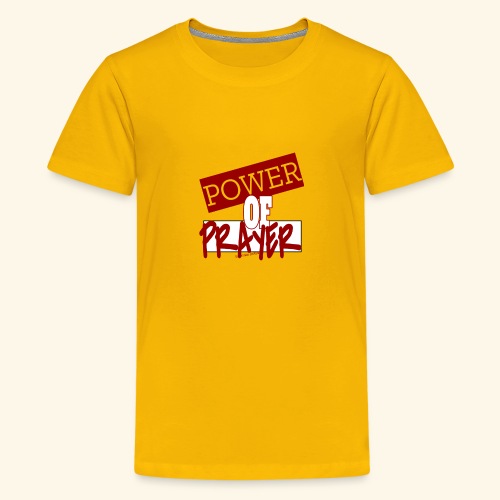 POWER OF PRAYER Red - Kids' Premium T-Shirt