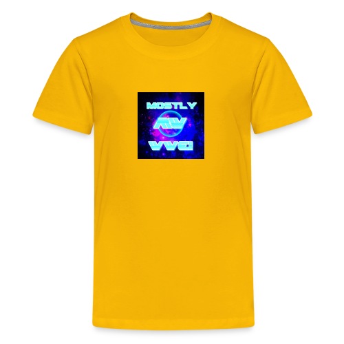 mostly wwe! space logo - Kids' Premium T-Shirt
