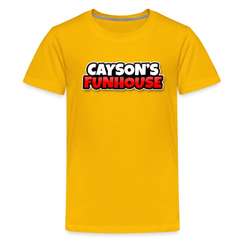 Cayson's Funhouse Logo Regular - Kids' Premium T-Shirt