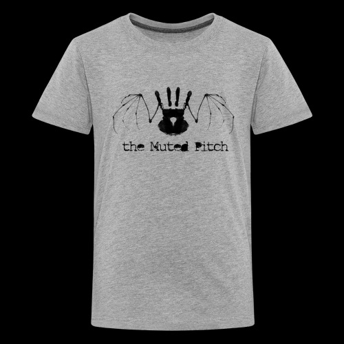 Death Bat BW Black png - Kids' Premium T-Shirt