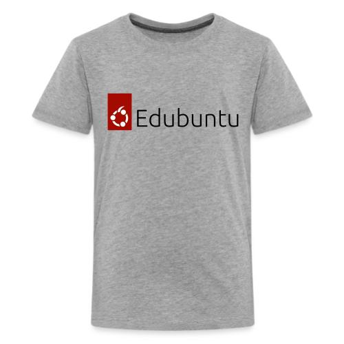 Edubuntu Logo 2023 - Black - Kids' Premium T-Shirt