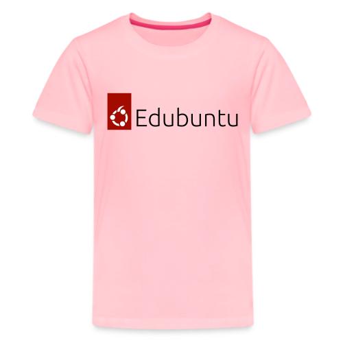 Edubuntu Logo 2023 - Black - Kids' Premium T-Shirt