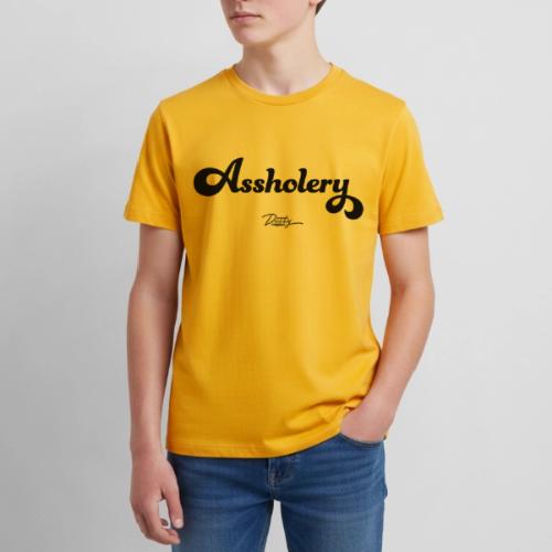 Assholery Classic Script Design - Kids' Premium T-Shirt