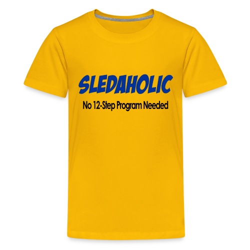 Sledaholic 12 Step Program - Kids' Premium T-Shirt
