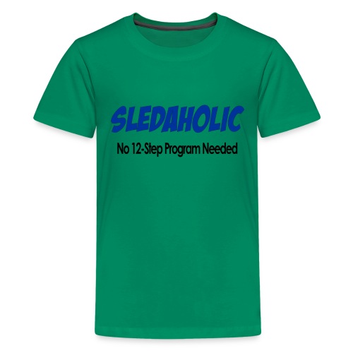Sledaholic 12 Step Program - Kids' Premium T-Shirt