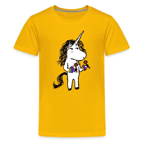 Kaede The unicorn dancing - Kids' Premium T-Shirt