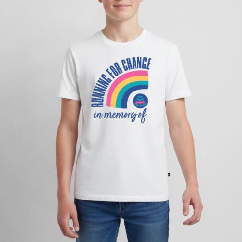 Running for change in memory of... - Kids' Premium T-Shirt