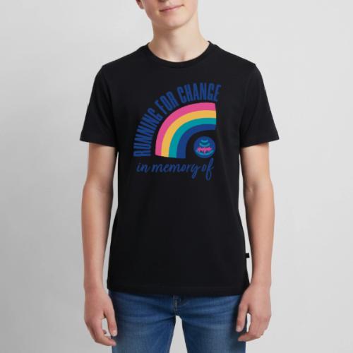 Running for change in memory of... - Kids' Premium T-Shirt