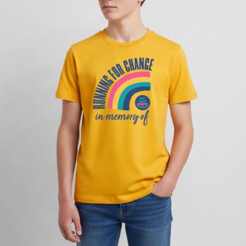 Running for change in memory of... - Kids' Premium T-Shirt