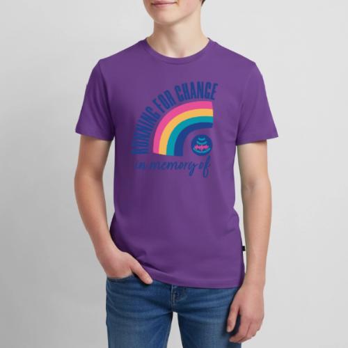 Running for change in memory of... - Kids' Premium T-Shirt