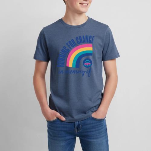 Running for change in memory of... - Kids' Premium T-Shirt