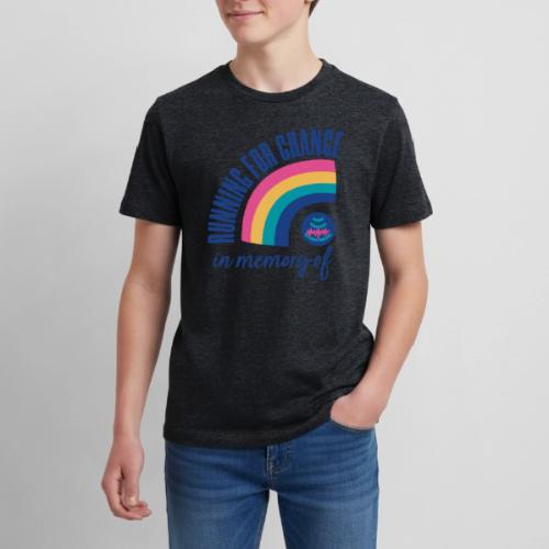 Running for change in memory of... - Kids' Premium T-Shirt