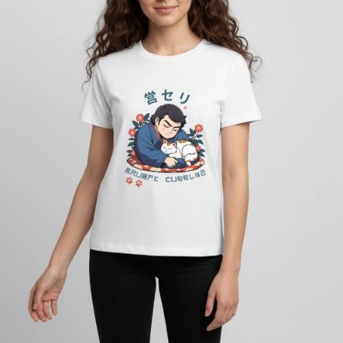 Grumpy Cuddles: Sumotori Napping Japanese Style - Kids' Premium T-Shirt