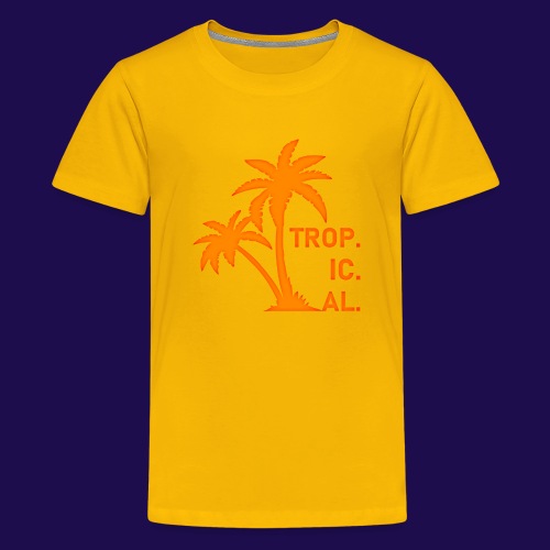 Trop. Ic. Al. (Orange) - Kids' Premium T-Shirt