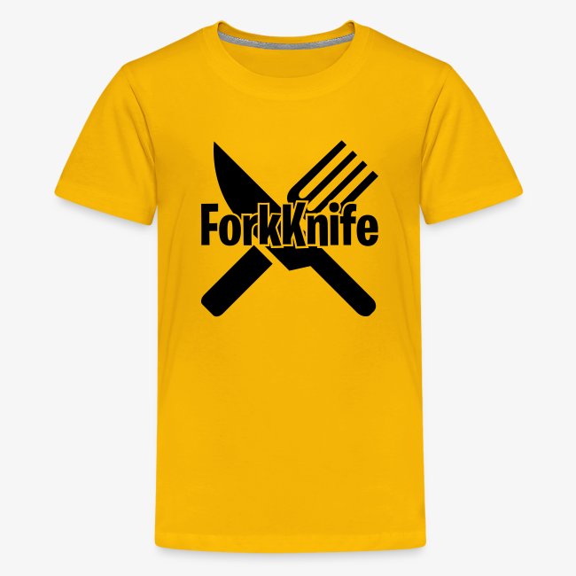 Forkknife Funny Gamer Logo