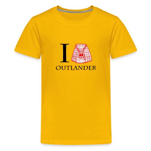 I LOVE OUTLANDER KILT - Kids' Premium T-Shirt