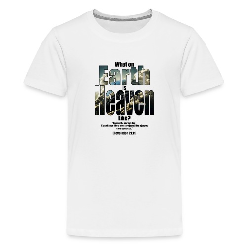What on earth is heaven like? - Kids' Premium T-Shirt