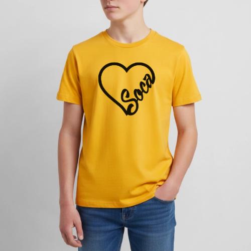 SocaHeart - BLACK - Kids' Premium T-Shirt