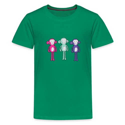 Three chill monkeys - Kids' Premium T-Shirt