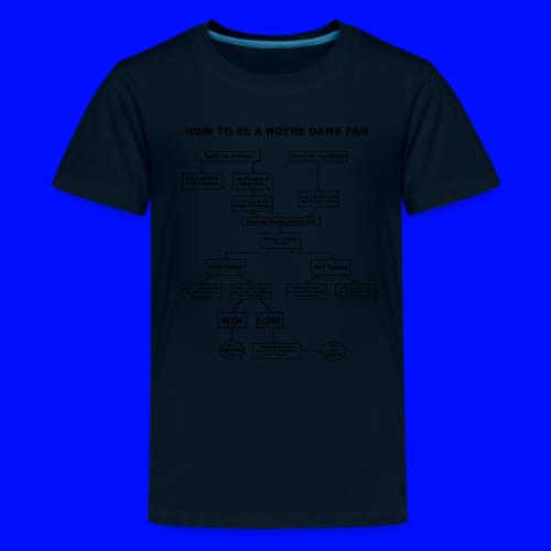 How To Be A Notre Dame Fan - Kids' Premium T-Shirt