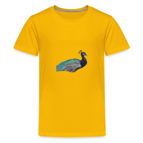 peacock half - Kids' Premium T-Shirt