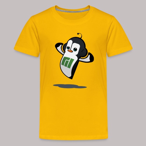 Manjaro Mascot strong left - Kids' Premium T-Shirt