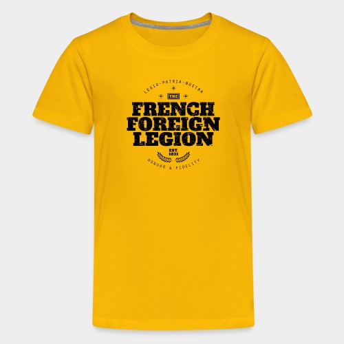 The French Foreign Legion - Black - Kids' Premium T-Shirt