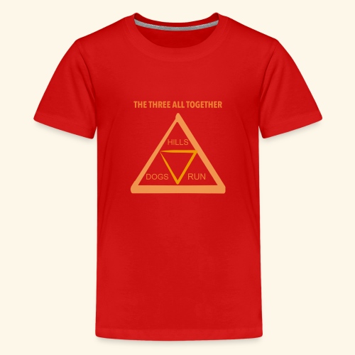 Run4Dogs Triangle - Kids' Premium T-Shirt