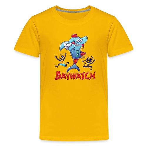 Baywatch Shark - Kids' Premium T-Shirt