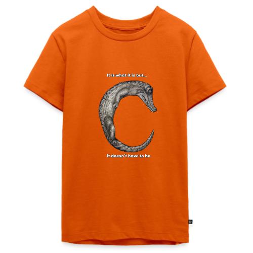 croc with text - Kids' Premium T-Shirt