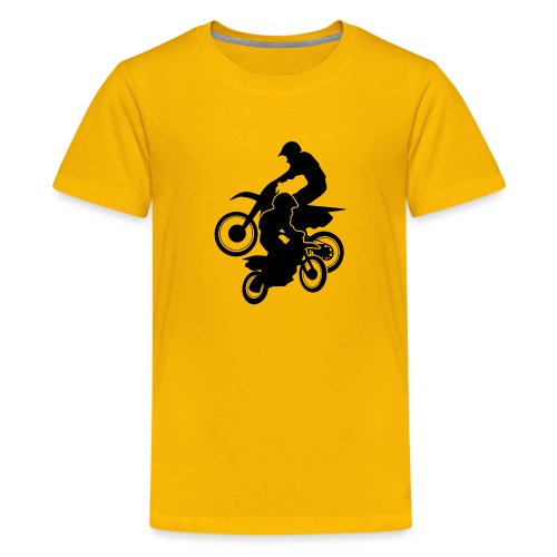Motocross Dirt Bikes Off-road Motorcycle Racing - Kids' Premium T-Shirt