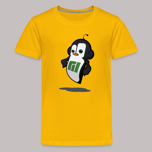 Manjaro Mascot confident right - Kids' Premium T-Shirt