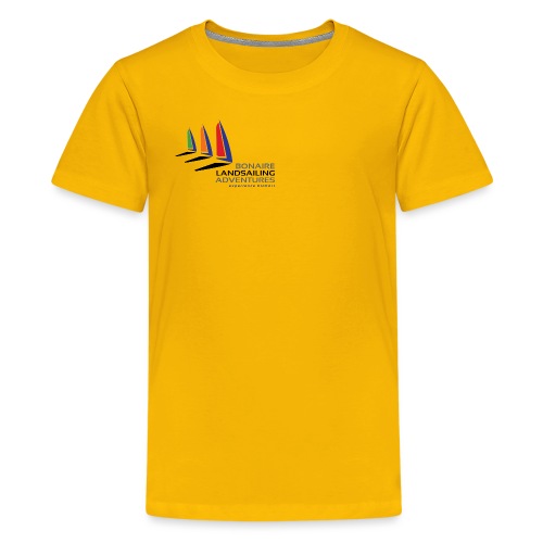 Bonaire Landsailing Adventures logo - Kids' Premium T-Shirt