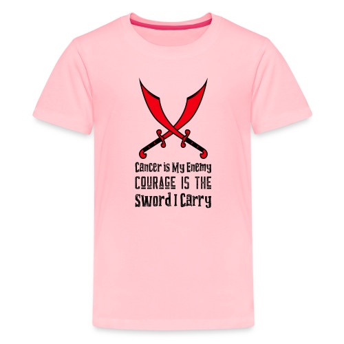 Cancer is My Enemy - Kids' Premium T-Shirt