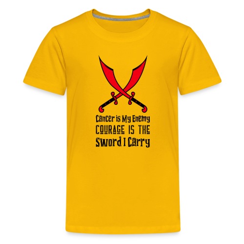 Cancer is My Enemy - Kids' Premium T-Shirt