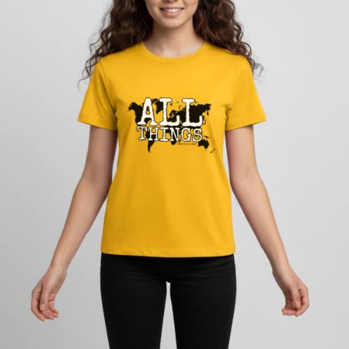 All Things World Map - Kids' Premium T-Shirt
