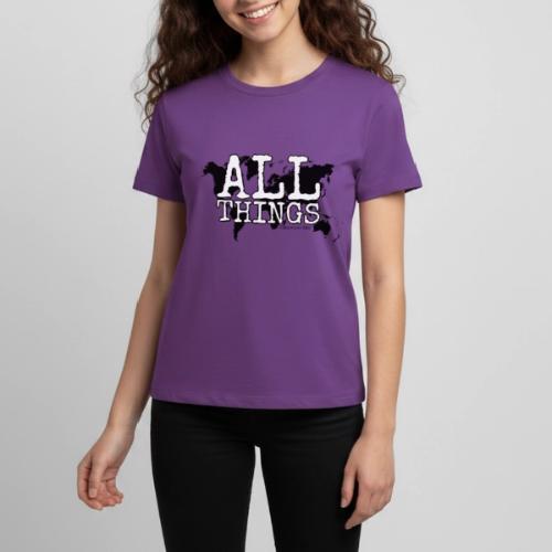 All Things World Map - Kids' Premium T-Shirt