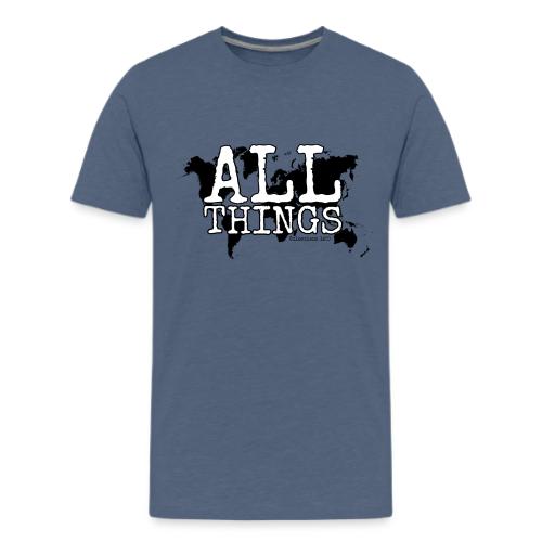All Things World Map - Kids' Premium T-Shirt