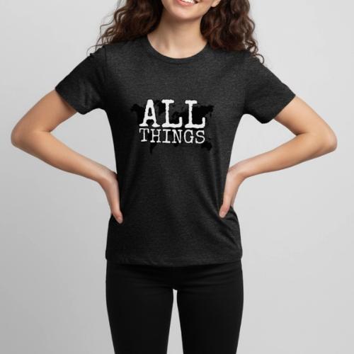 All Things World Map - Kids' Premium T-Shirt