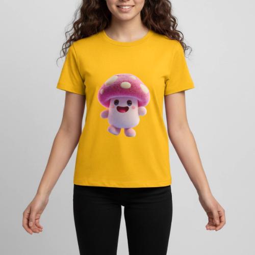 Mushroom: Purple Forest Friend - Kids' Premium T-Shirt