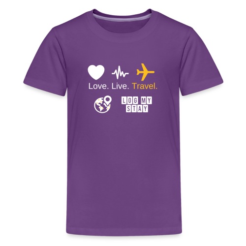 Love, live, travel - Kids' Premium T-Shirt
