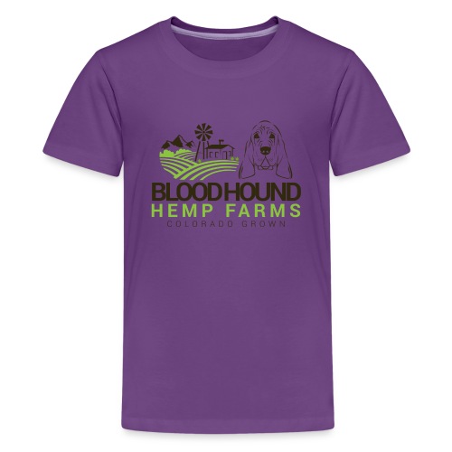 BloodhoundHempFarms - Kids' Premium T-Shirt